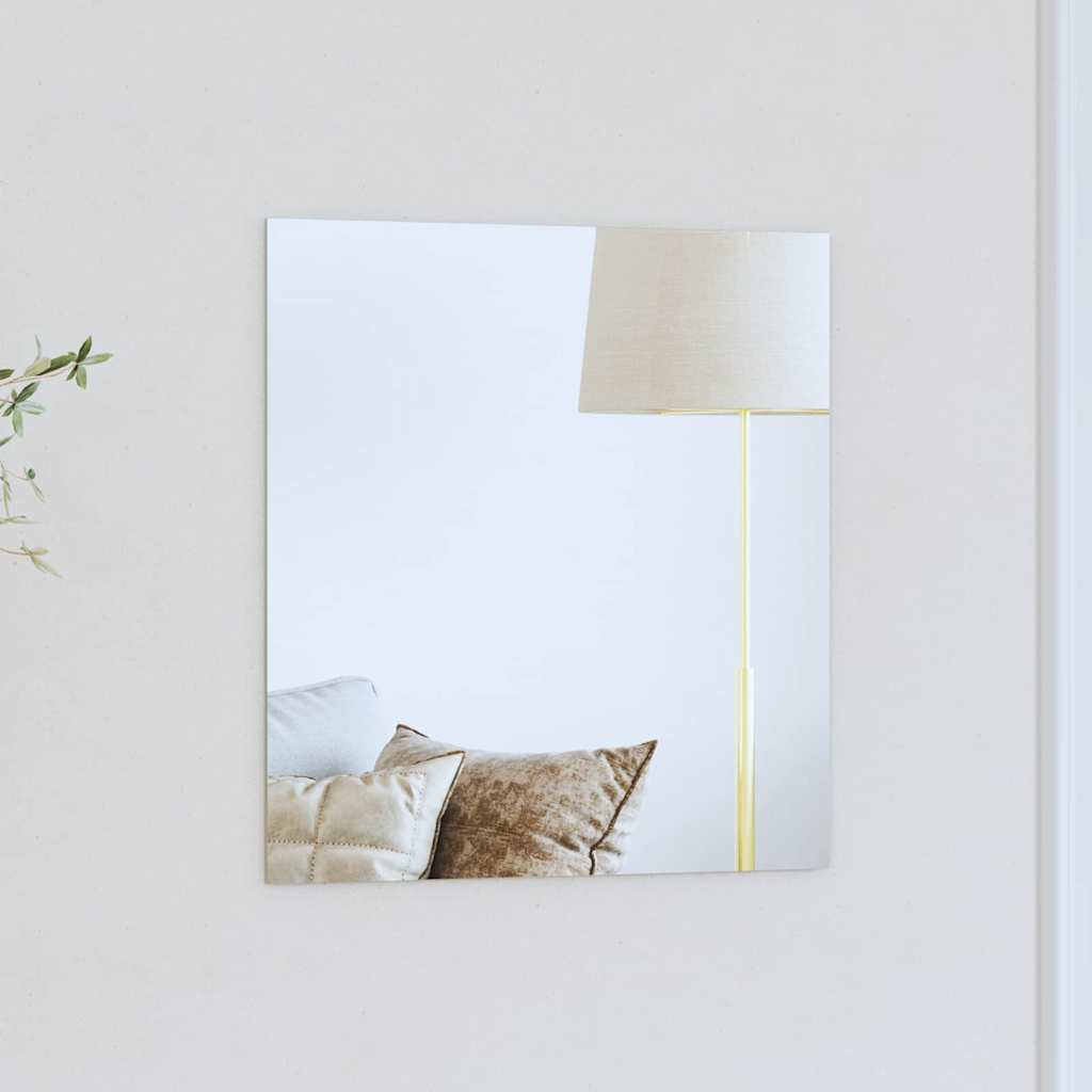 Vidaxx miroir mural carré 40 x 40 cm verre trempé