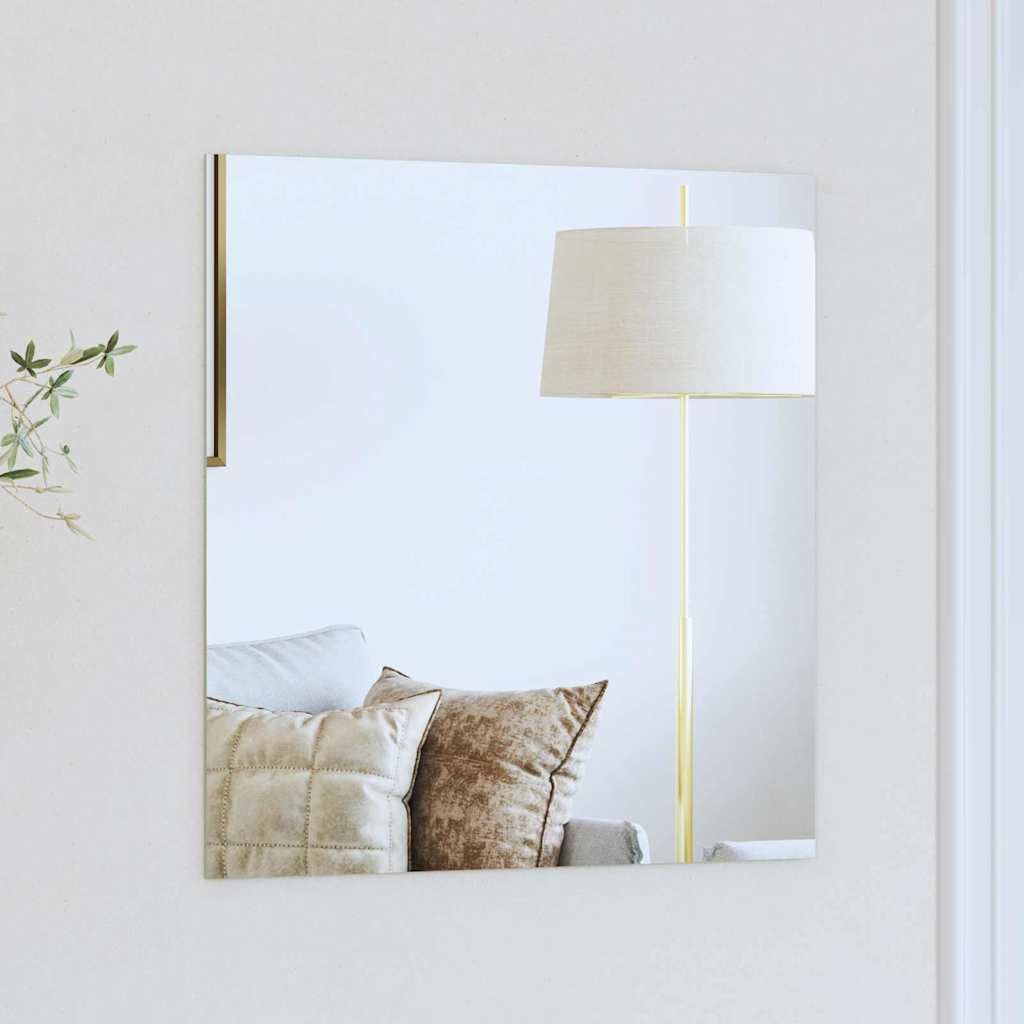 Vidaxx miroir mural carré 50 x 50 cm verre trempé