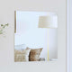 Vidaxx miroir mural carré 50 x 50 cm verre trempé