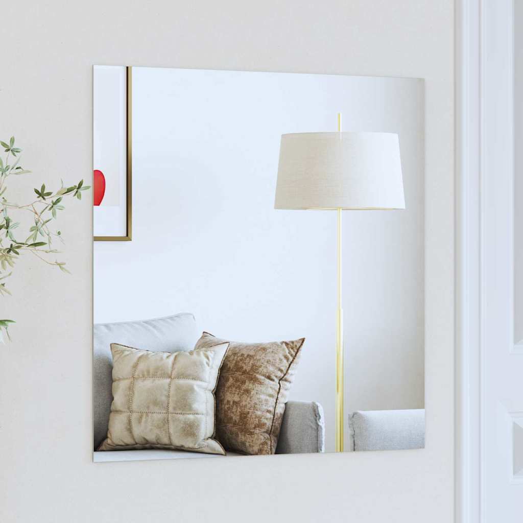 Vidaxx miroir mural carré 60 x 60 cm verre trempé