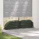 VidaXL sacs de sable 25 pcs vert 120 x 27 cm HDPE