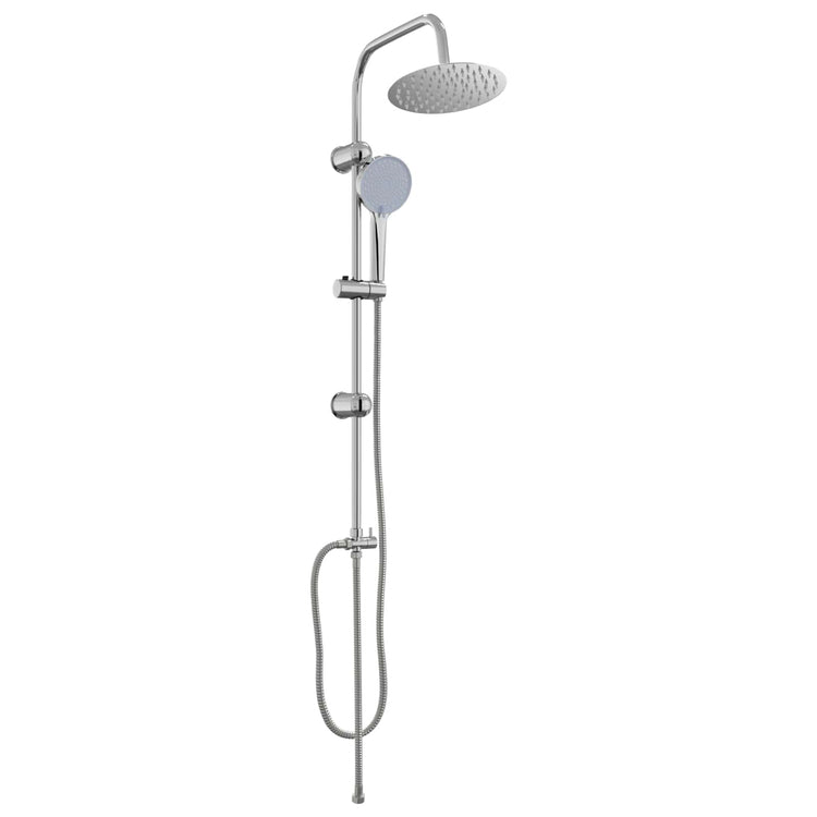 Vidaxx set de douche argent 47 x 20 x 95 cm acier inoxydable
