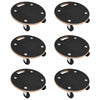 VidaXL chariot de transport 6 pcs contreplaqué gris