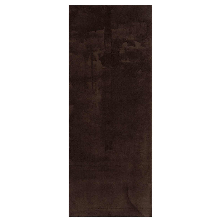 Vidaxx tapis rectangulaire huarte marron 200 x 80 cm polyester