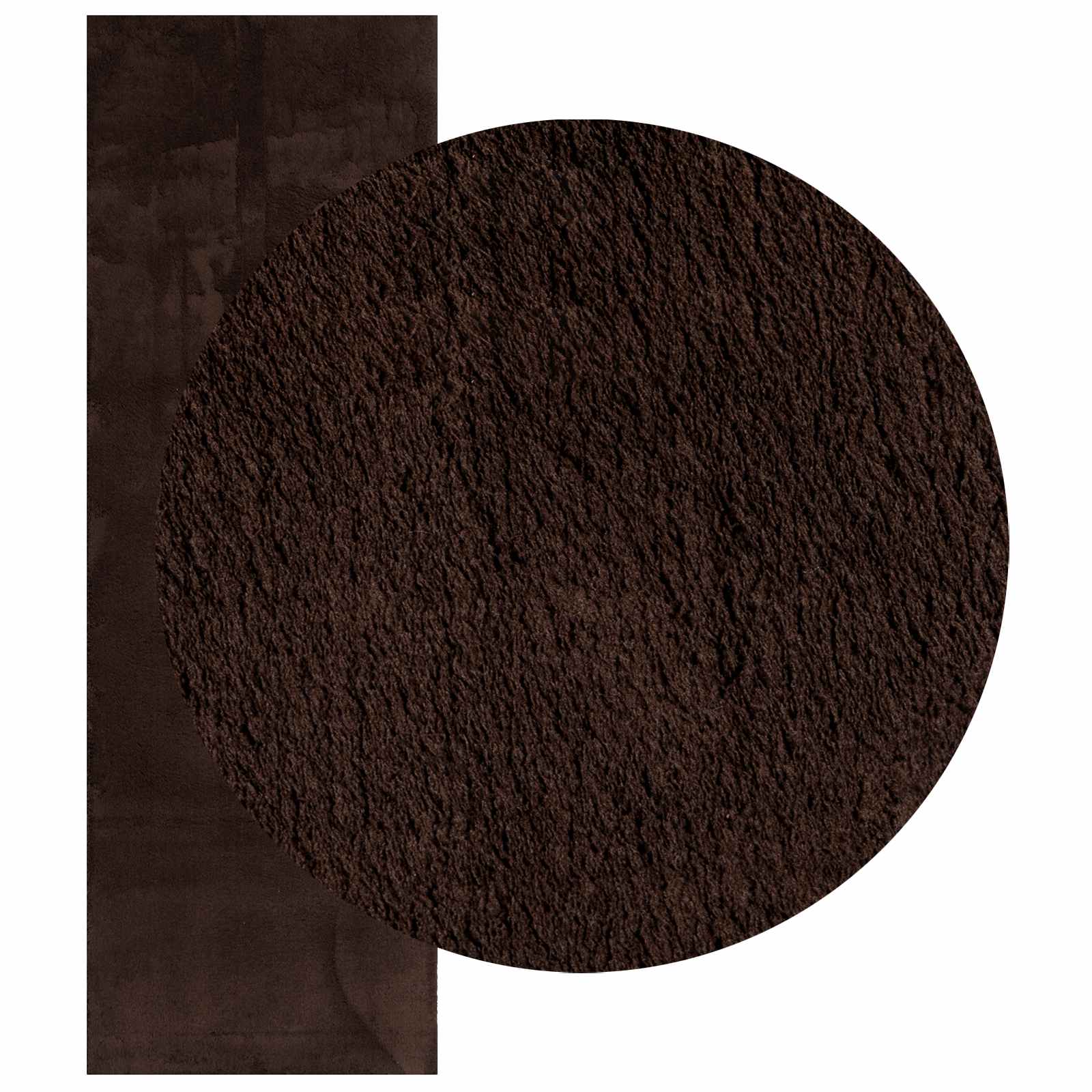 Vidaxx tapis rectangulaire huarte marron 250 x 80 cm polyester