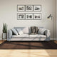 Vidaxx tapis rectangulaire huarte marron 200 x 140 cm polyester