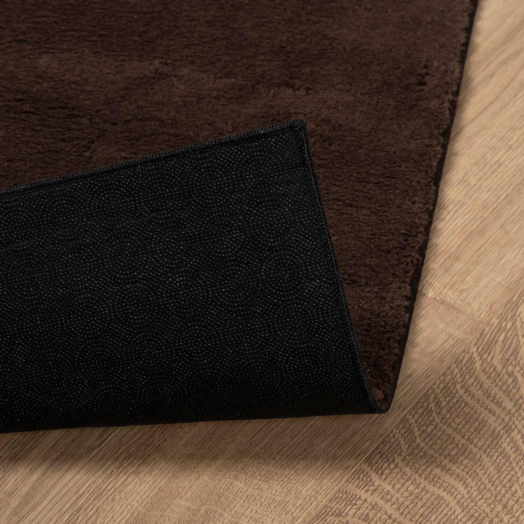 Vidaxx tapis carré huarte marron 240 x 240 cm polyester