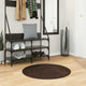 Vidaxx tapis rond huarte marron ø 80 cm polyester