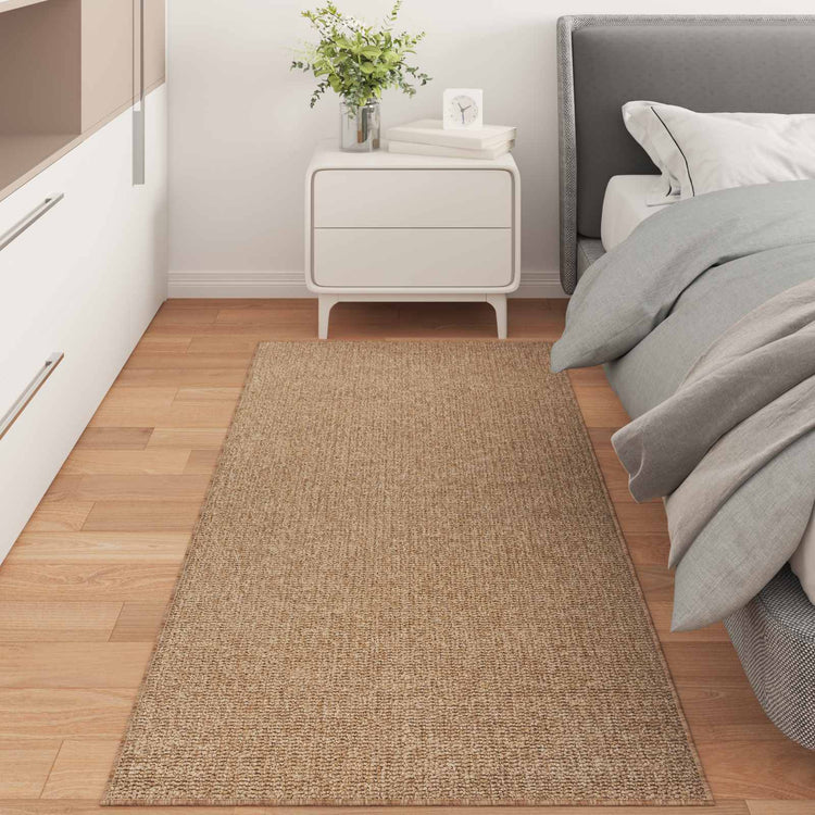 Vidaxx tapis rectangulaire huarte naturel 150 x 80 cm polyester
