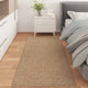 Vidaxx tapis rectangulaire huarte naturel 200 x 80 cm polyester