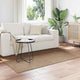Vidaxx tapis rectangulaire huarte naturel 170 x 120 cm polyester