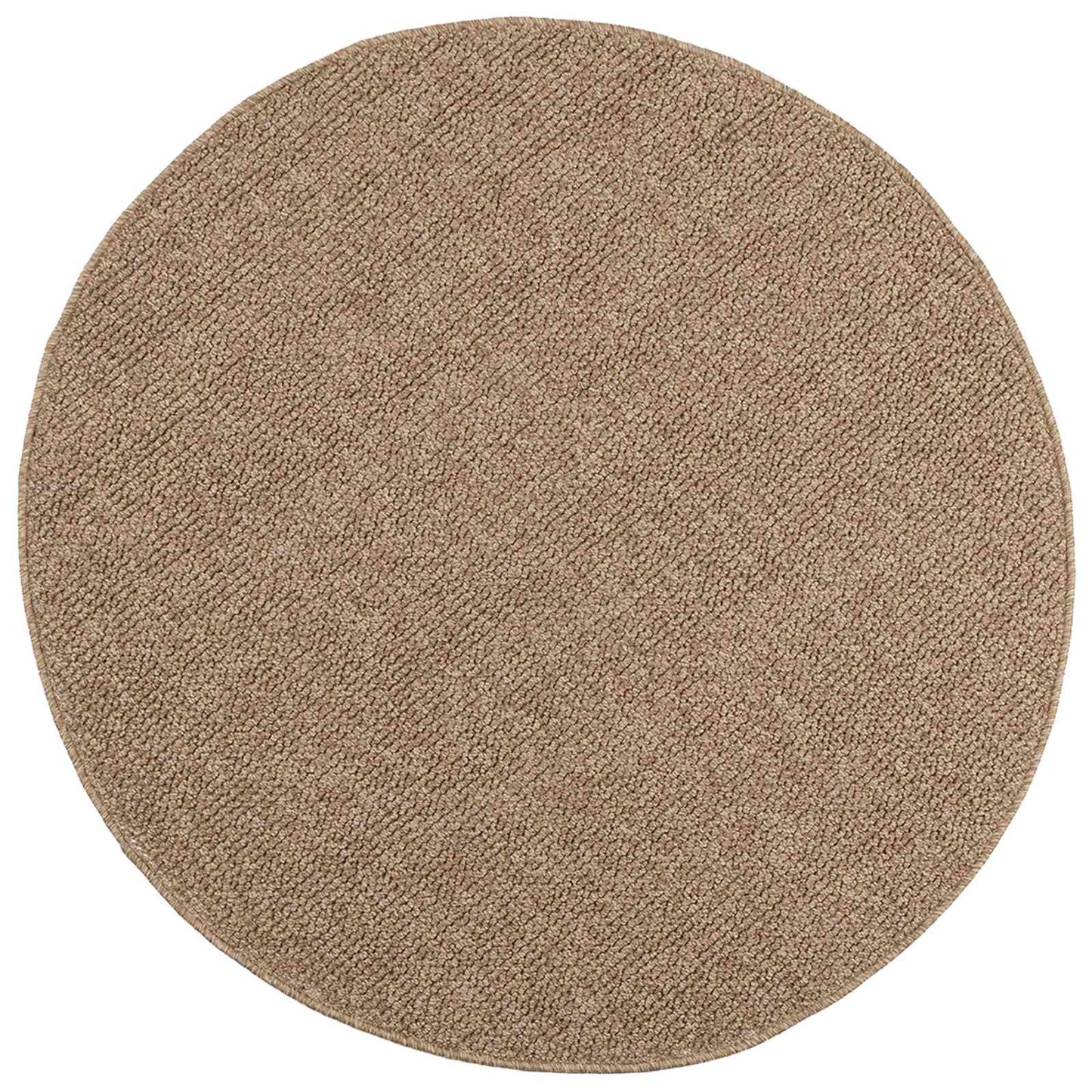 VidaXL tapis rond huarte naturel ø 120 cm polyester