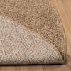 VidaXL tapis rond huarte naturel ø 200 cm polyester