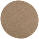 VidaXL tapis rond huarte naturel ø 200 cm polyester