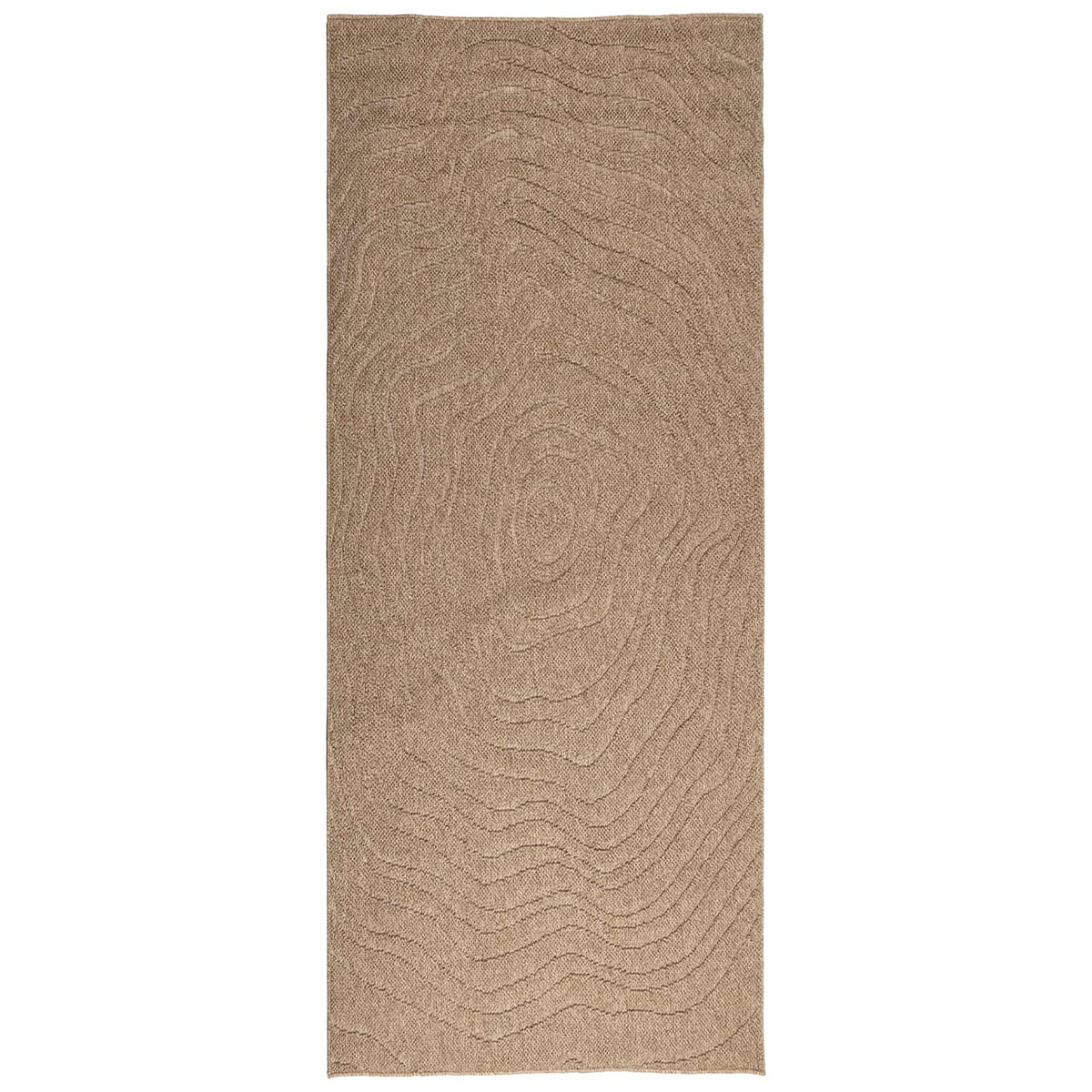 Vidaxx tapis moiré huarte naturel 150 x 80 cm polyester