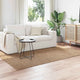 Vidaxx tapis moiré huarte naturel 200 x 140 cm polyester