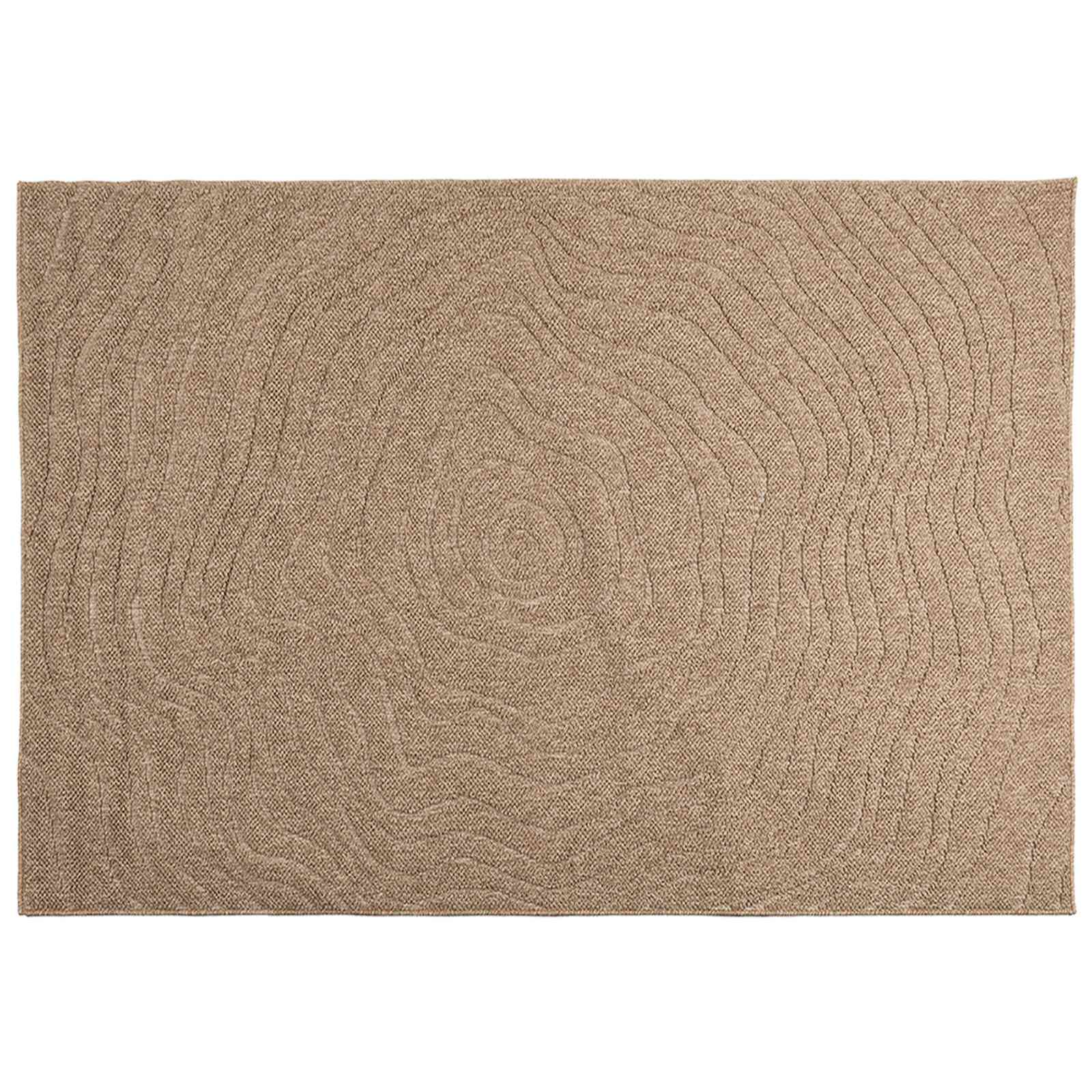 Vidaxx tapis moiré huarte naturel 200 x 140 cm polyester