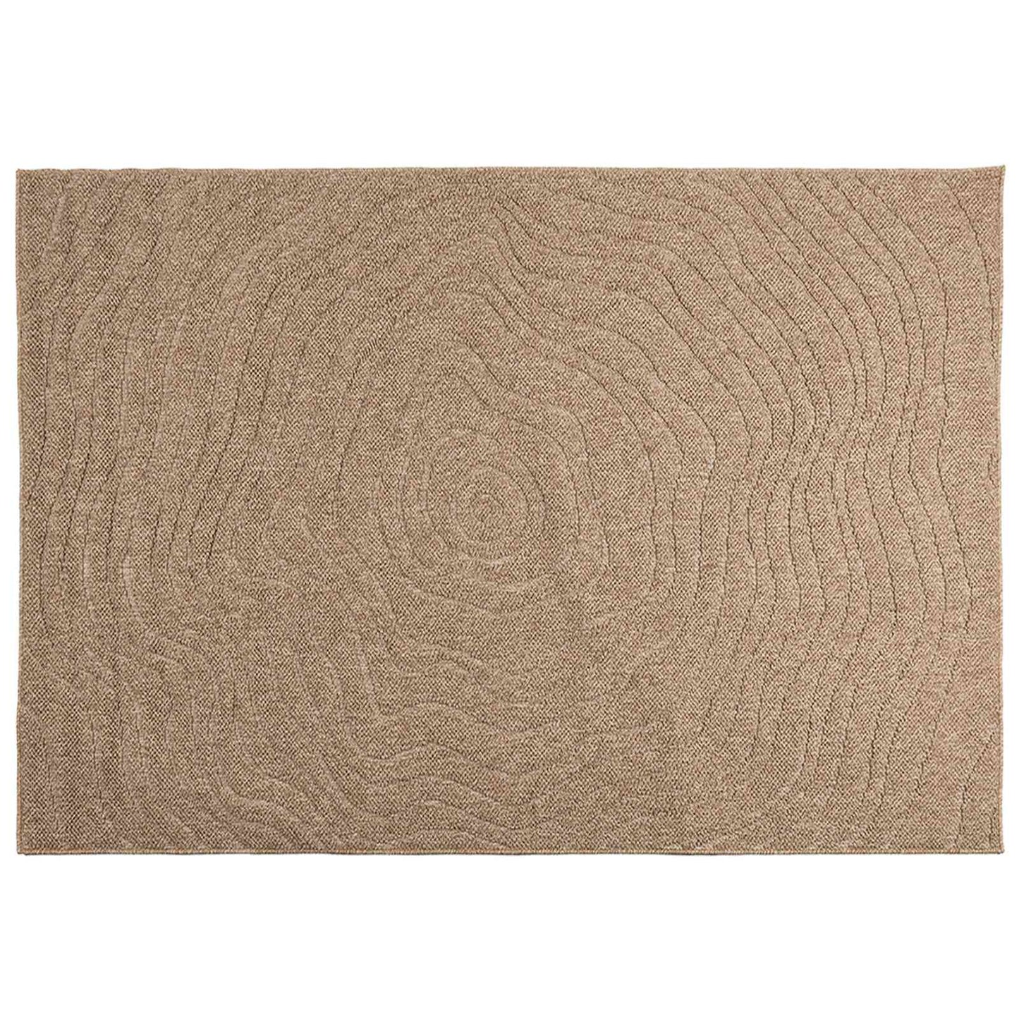 Vidaxx tapis moiré huarte naturel 230 x 160 cm polyester
