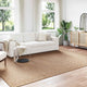 Vidaxx tapis moiré huarte naturel 280 x 200 cm polyester