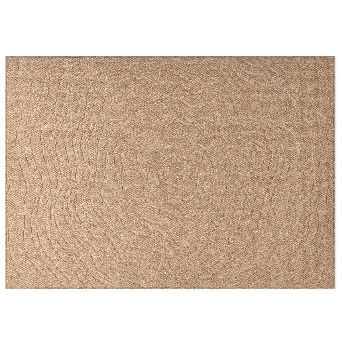 Vidaxx tapis moiré huarte naturel 280 x 200 cm polyester