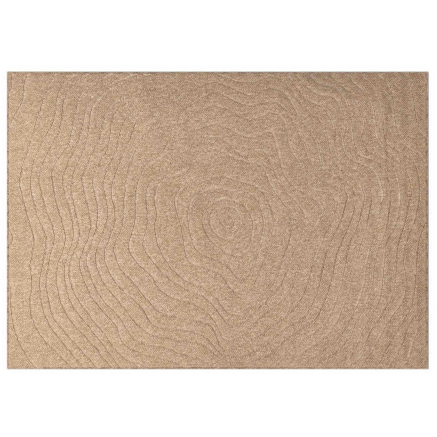 Vidaxx tapis moiré huarte naturel 340 x 240 cm polyester