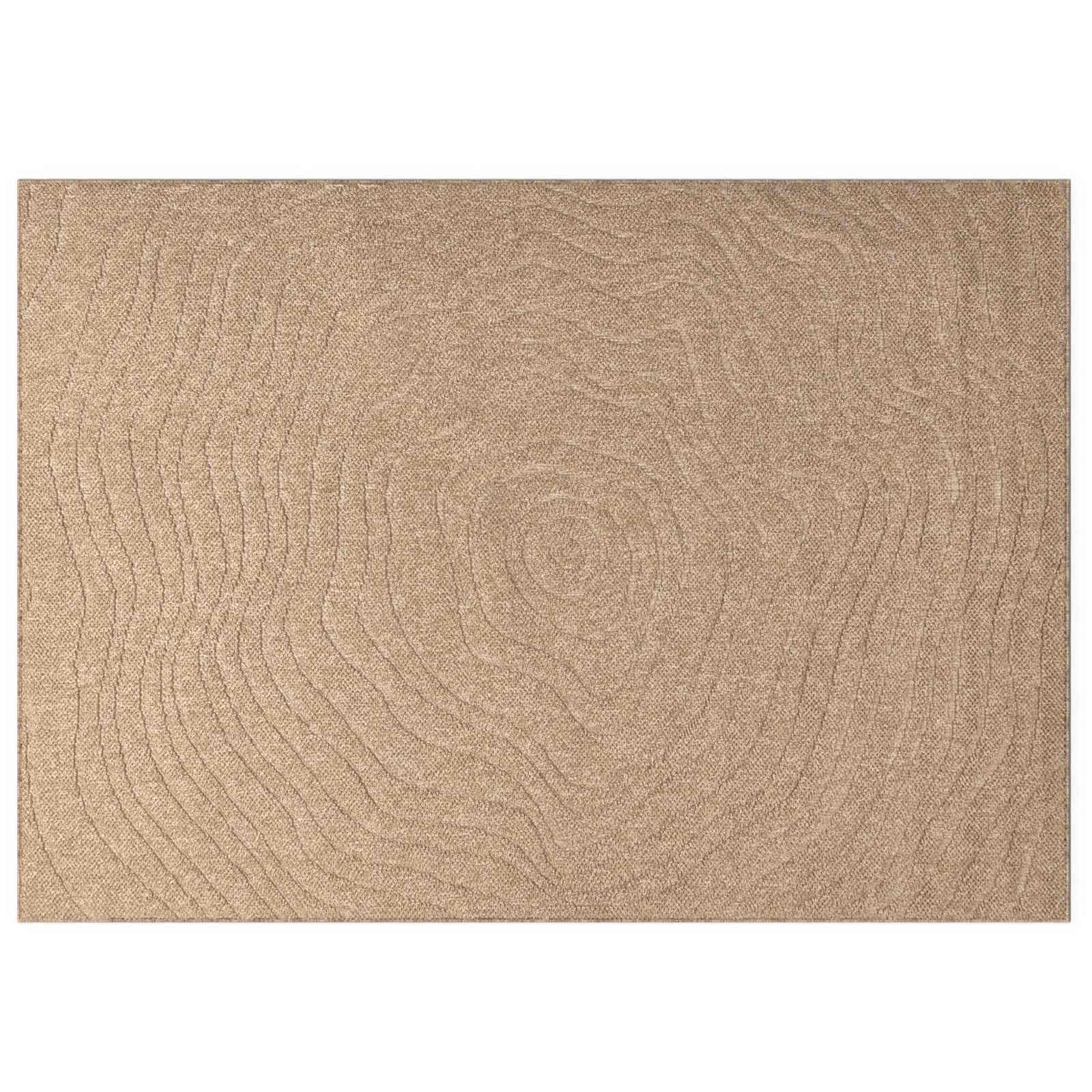 Vidaxx tapis moiré huarte naturel 340 x 240 cm polyester