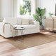 Vidaxx tapis moiré carré huarte naturel 200 x 200 cm
