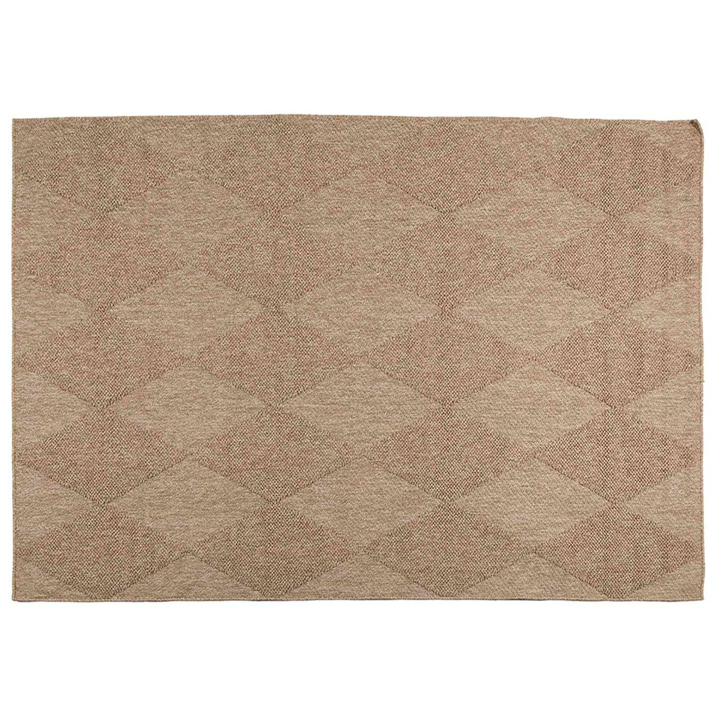 Vidaxx tapis rectangulaire huarte naturel 170 x 120 cm polyester