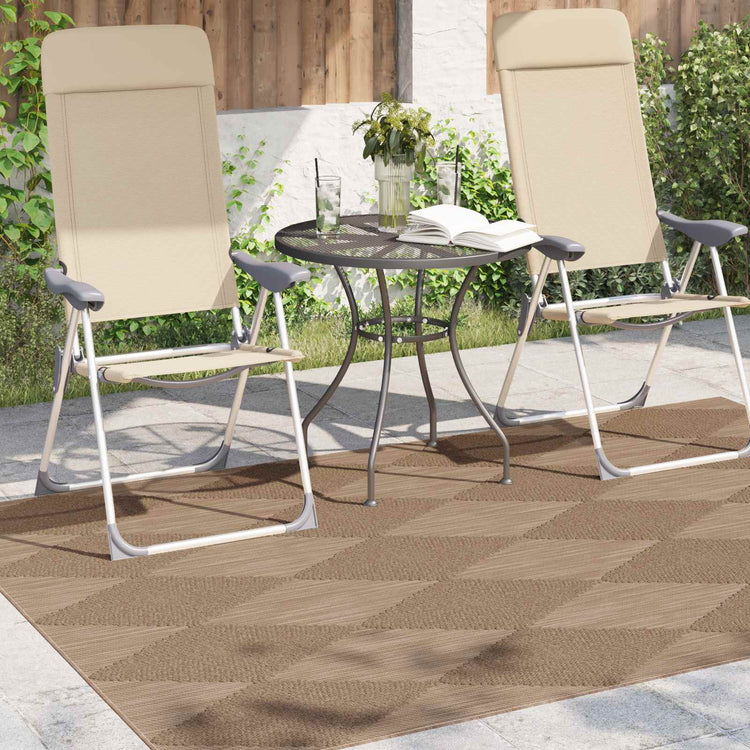Vidaxx tapis rectangulaire huarte naturel 200 x 140 cm polyester