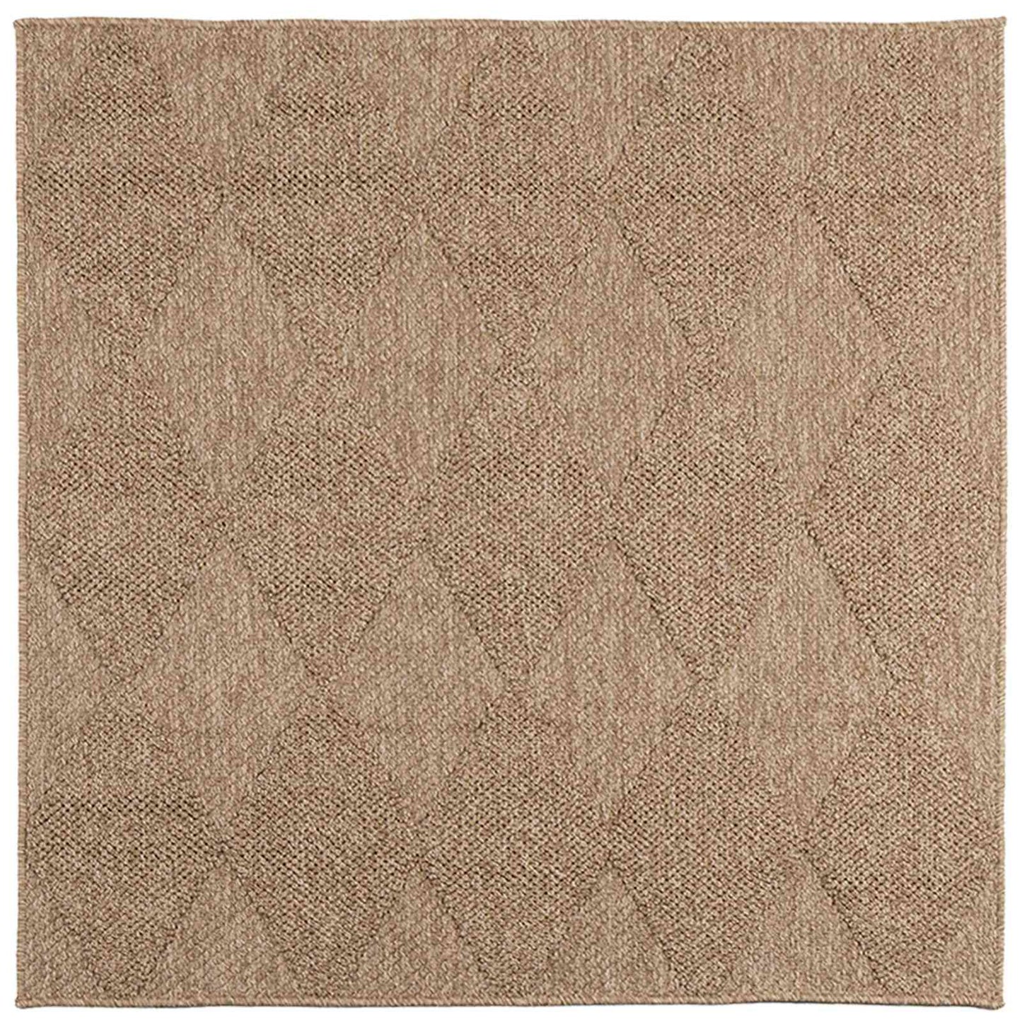 Vidaxx tapis carré huarte naturel 200 x 200 cm polyester