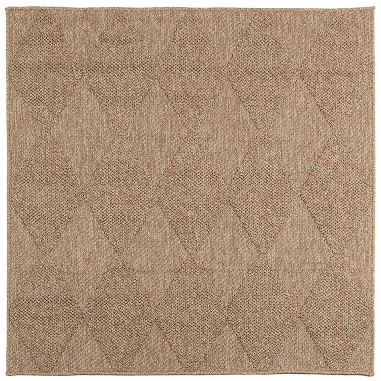 Vidaxx tapis carré huarte naturel 200 x 200 cm polyester