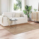 Vidaxx tapis carré huarte naturel 240 x 240 cm polyester