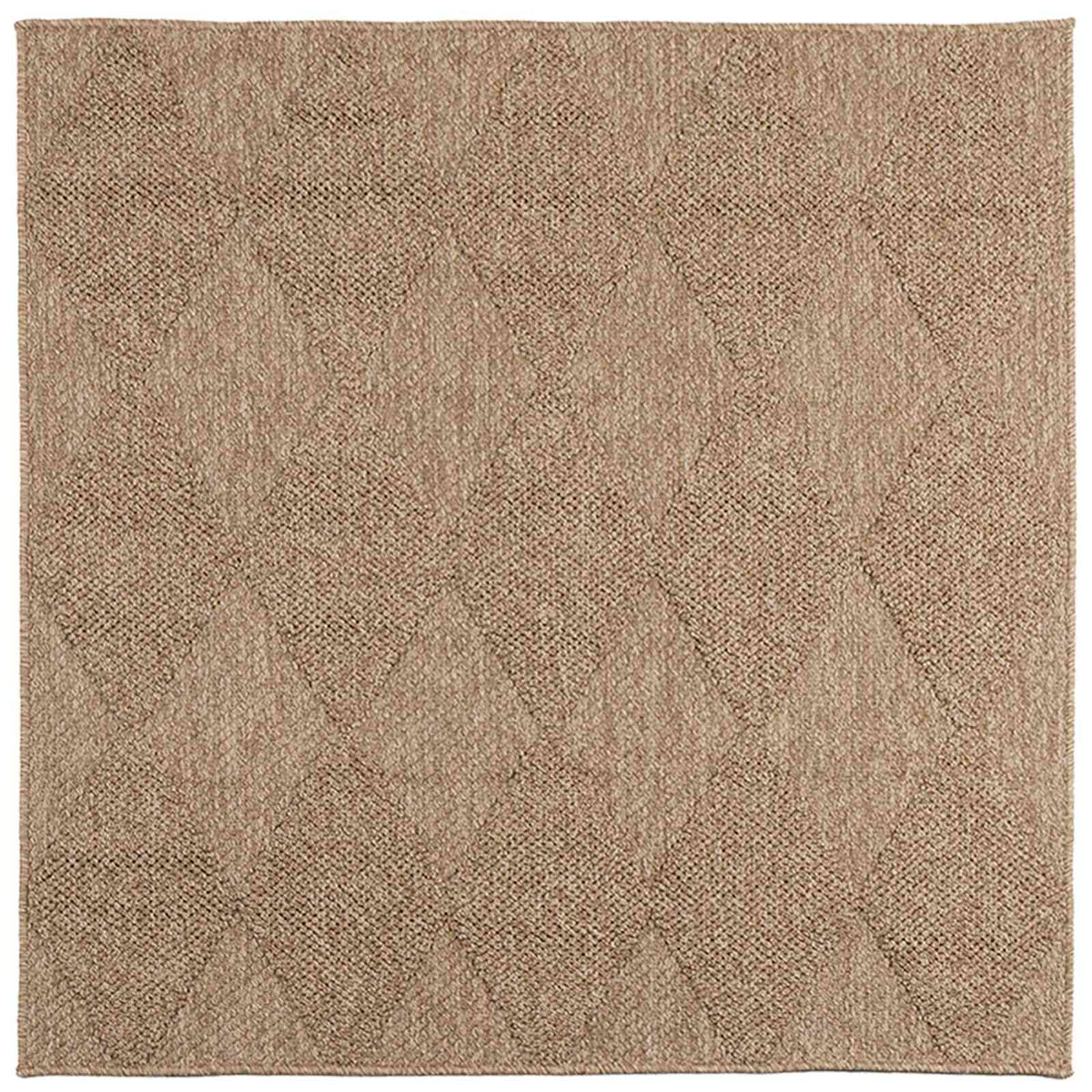 Vidaxx tapis carré huarte naturel 240 x 240 cm polyester