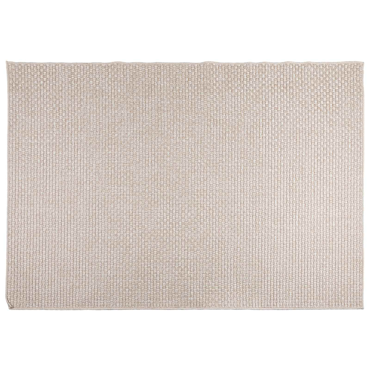 VidaXL tapis rectangulaire huarte crème 170 x 120 cm polyester