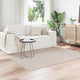 Vidaxx tapis carré huarte crème 120 x 120 cm polyester