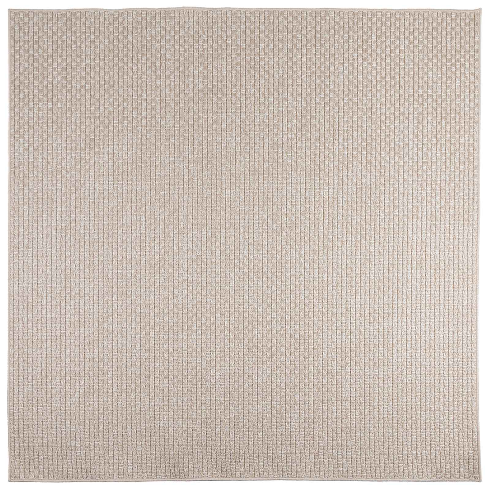 Vidaxx tapis carré huarte crème 120 x 120 cm polyester