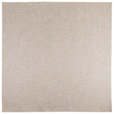 Vidaxx tapis carré huarte crème 120 x 120 cm polyester