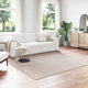 Vidaxx tapis carré huarte crème 240 x 240 cm polyester