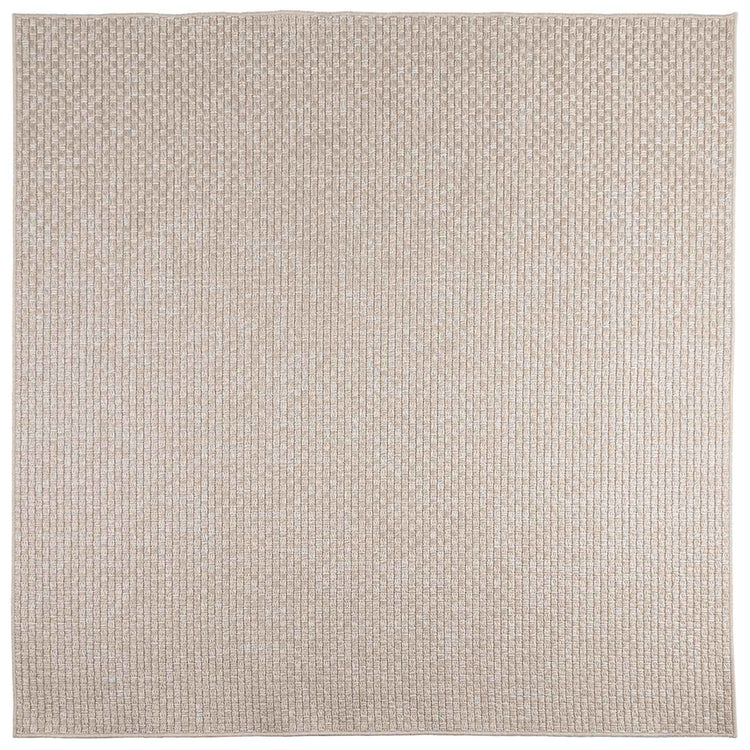 Vidaxx tapis carré huarte crème 240 x 240 cm polyester