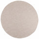 VidaXL tapis rond huarte crème ø 160 cm polyester
