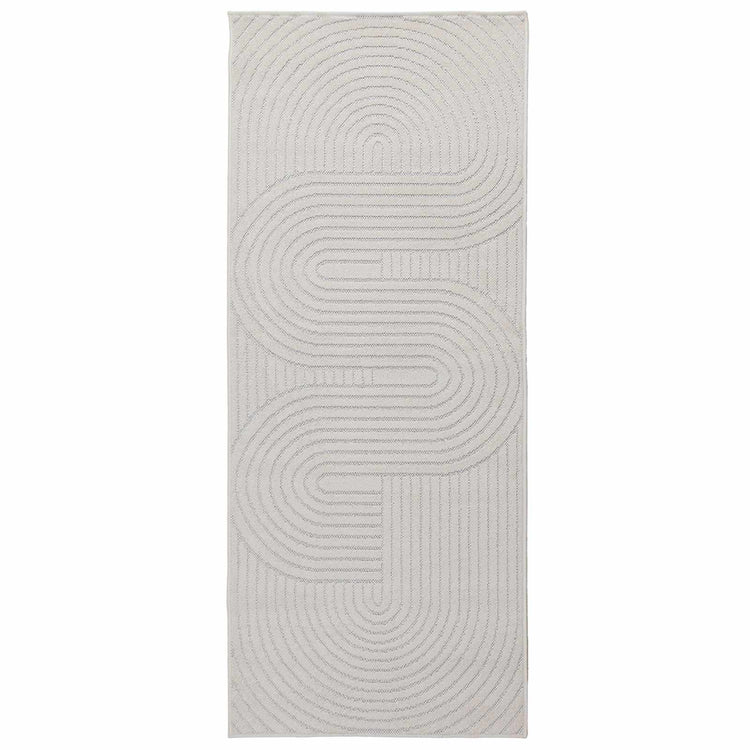 Vidaxx tapis rectangulaire huarte crème 150 x 80 cm polyester