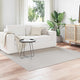 Vidaxx tapis carré huarte crème 120 x 120 cm polyester
