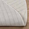 VidaXL tapis rond huarte crème ø 120 cm polyester