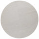 VidaXL tapis rond huarte crème ø 200 cm polyester