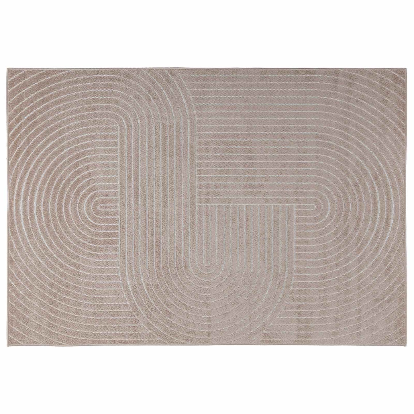 Vidaxx tapis rectangulaire huarte beige 230 x 160 cm polyester