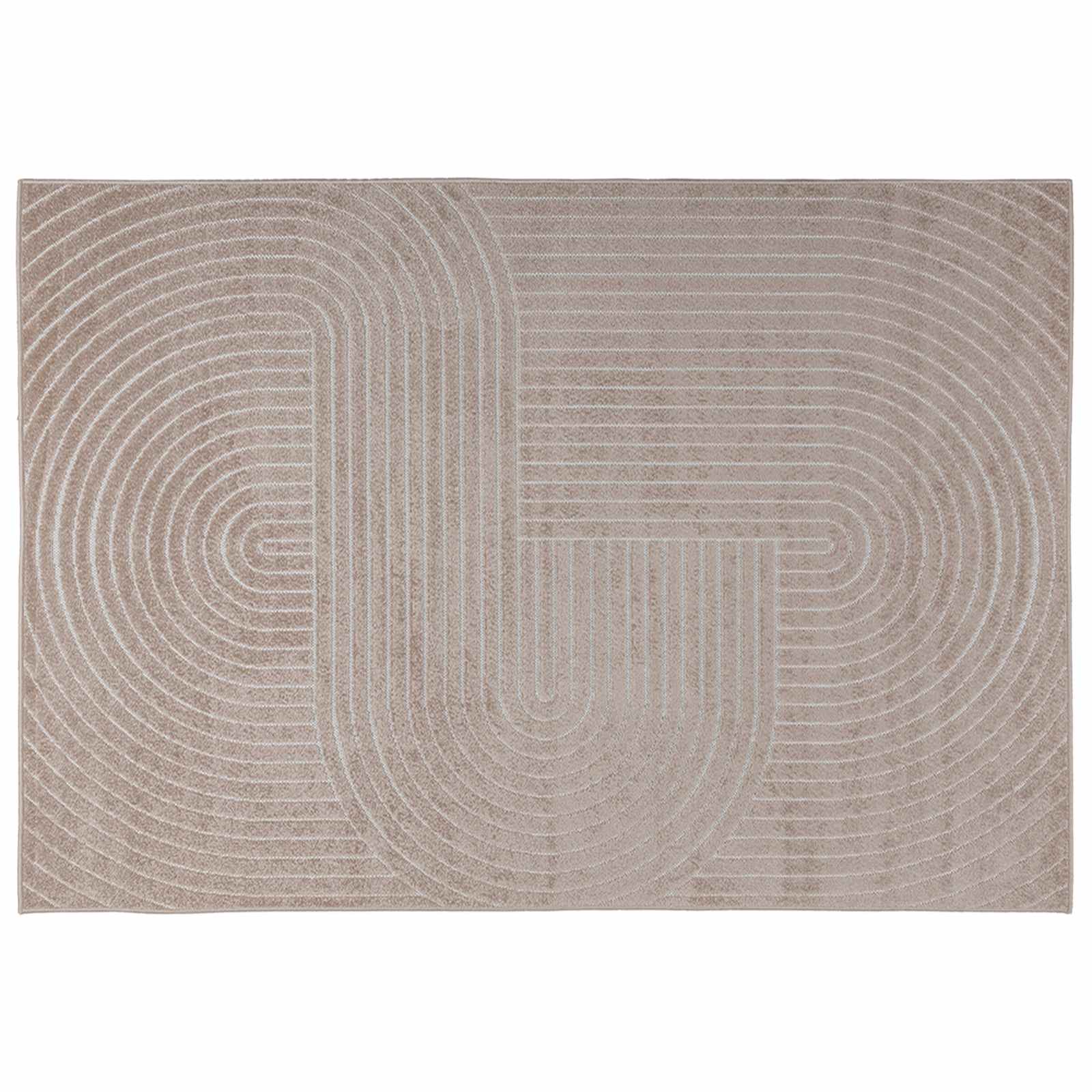 Vidaxx tapis rectangulaire huarte beige 230 x 160 cm polyester