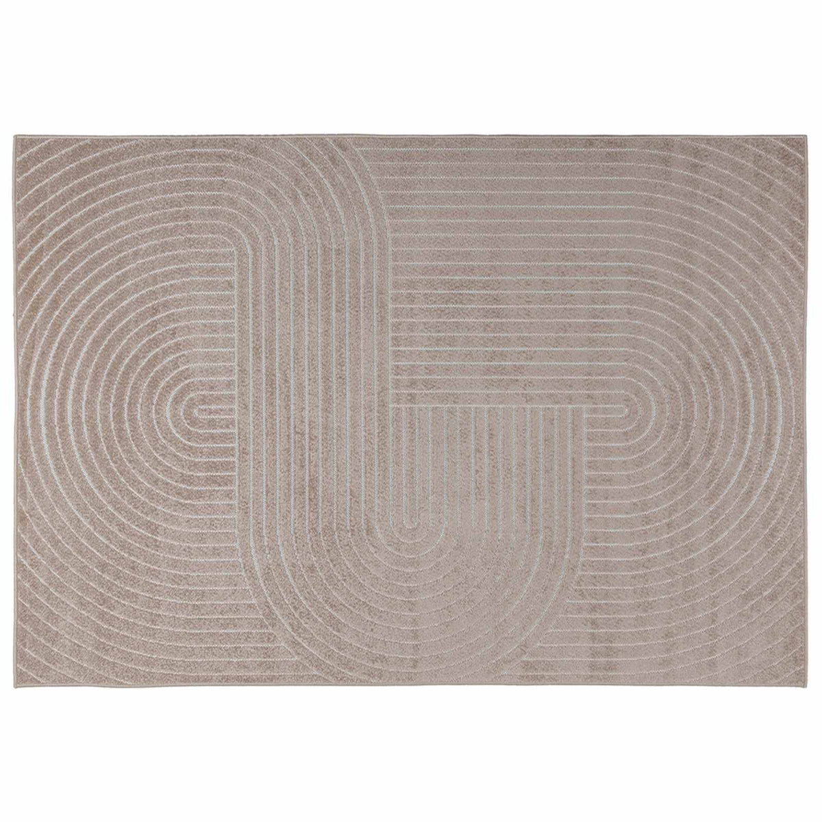 Vidaxx tapis rectangulaire huarte beige 280 x 200 cm polyester