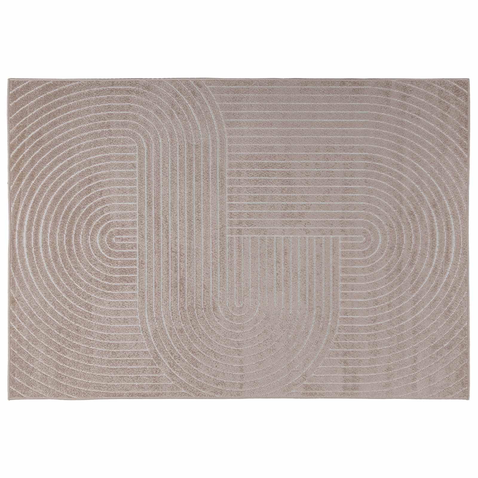 Vidaxx tapis rectangulaire huarte beige 280 x 200 cm polyester