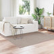 Vidaxx tapis carré huarte beige 120 x 120 cm polyester
