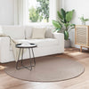VidaXL tapis rond huarte beige ø 160 cm polyester